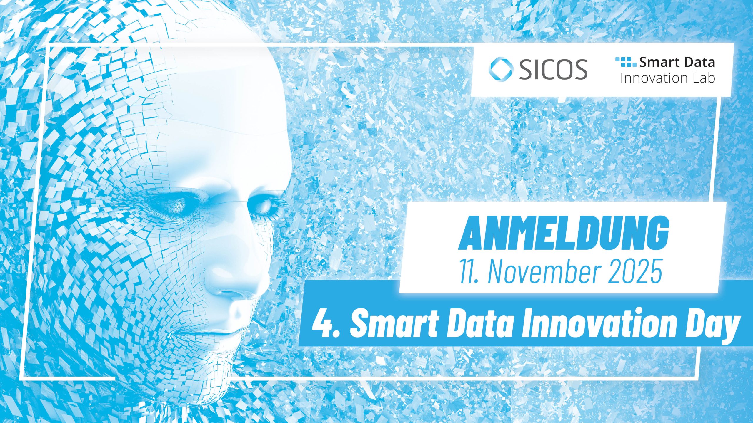 Logo Anmeldung für den 4. Smart Data Innovation Day 2025 am 11.11.2025.