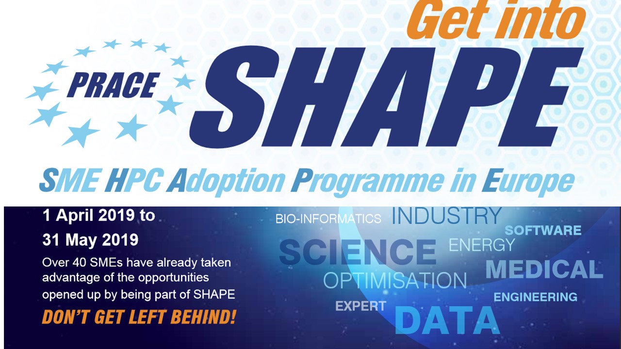 SHAPE 9th Call for Applications is open from 1 April 2019 until 31 May 2019