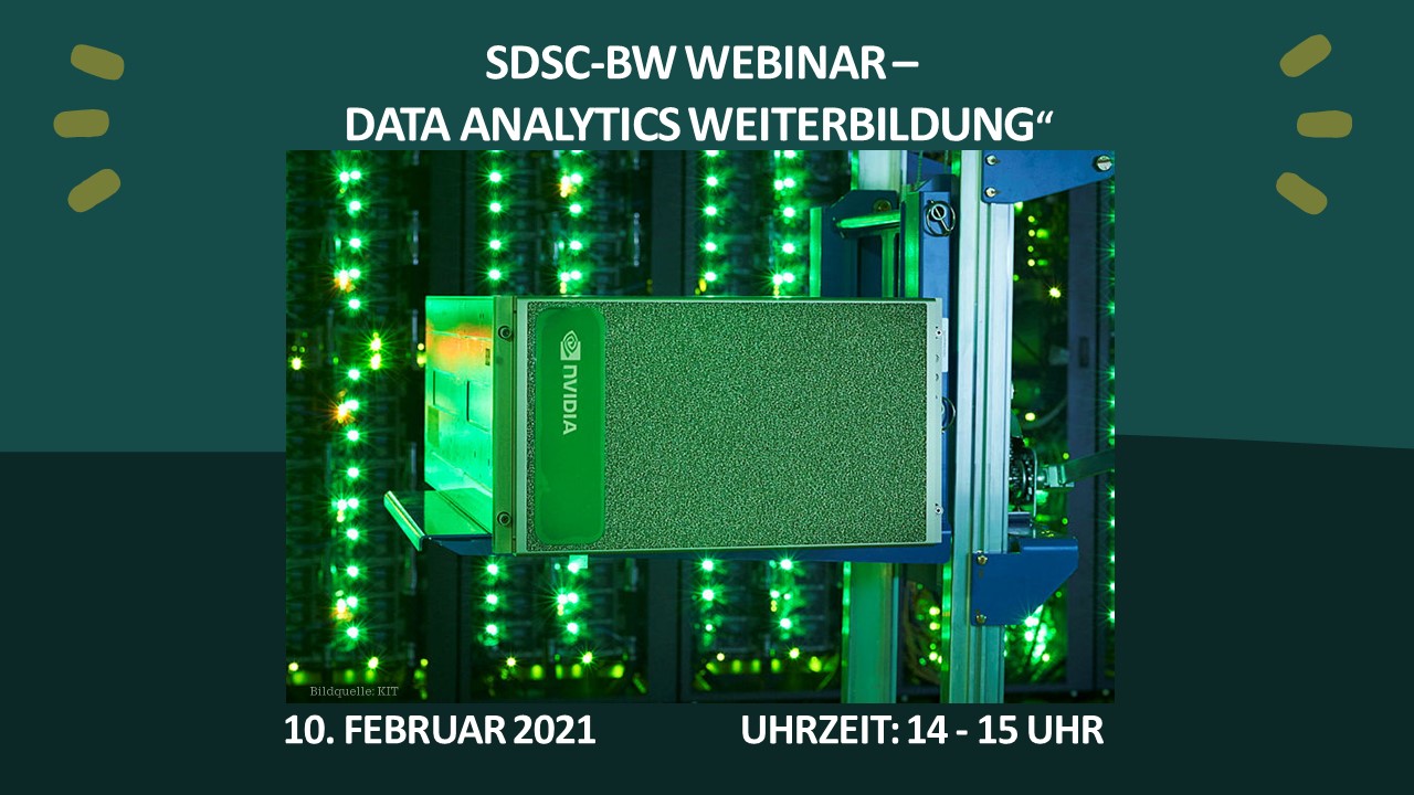 SDSC BW WEBINAR: Data Analytics Weiterbildung